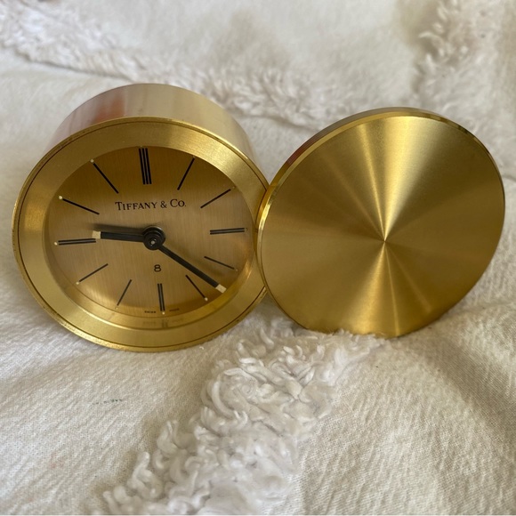 Tiffany & Co Swivel Travel Alarm Clock - Picture 1 of 8